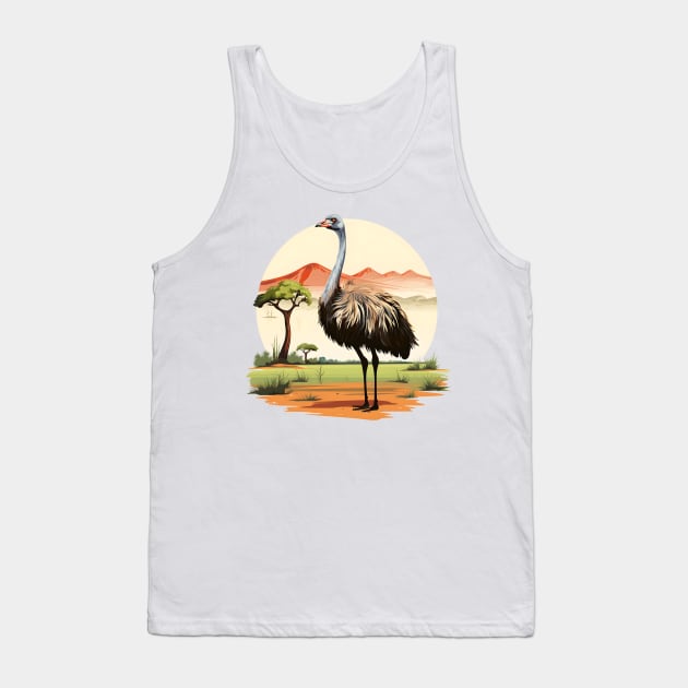 Ostrich Tank Top by zooleisurelife